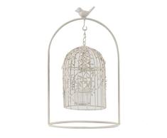 Diaod Los titulares de la Vendimia Creativa Birdcage Vela Tallada Hierro Candeleros Centro de Mesa for la Mesa de Comedor, Boda, decoración del hogar