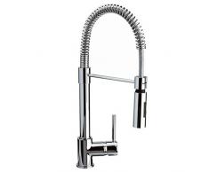 Franke 115.0185.417 - Grifo de cocina (flexible, 1 unidad), color cromo