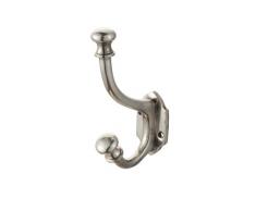 Haceka 1170898 - Gancho doble de pared (estilo vintage, acero)