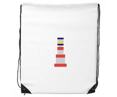 DIYthinker Verano Vela Torre de píxeles morral del Lazo de Compras Deportes Bolsas de Regalo