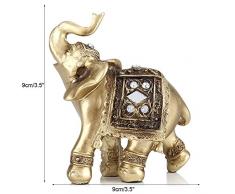 Zerodis Escultura, Elefante Decorativo La Artesanía El Feng Shui Oficina Hogar Decoración Ornamentos Los Regalos Figura Escultura Arte(S)