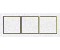 Noris Spiele 605150706 - Schipper Pintura por números Tríptico - Marco de Aluminio, de 120 x 40 cm
