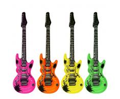 1x guitarra inflable - colores surtidos - 106 cm