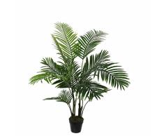 MICA Decorations 1026426 Areca â Palmera en Maceta Verde â H120 x d60 cm Planta Artificial, Goma, Verde, 60 x 60 x 120 cm