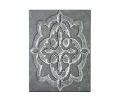 Panelados - Panel decorativo 3D (Mod. Ornato) Decoración pared autoadhesiva. 8 pcs. 30 x 40 cm. Revestimiento pared y techo. DIY montaje fácil. (Plomo)