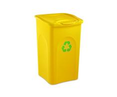 Stefanplast – Cubo de Basura, 50 L, Color Amarillo