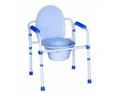 SNC HERDEGEN Silla Plegable Para El Wc De Aluminio 3 En 1