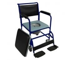 Silla Con Wc/inodoro Con Ruedas Y Tapa Reposapiés Y (Mobiclinic)