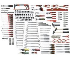 Ega Master - Juego De 172 Pcs. En Bandejas Sobre Carro Portaherramientas 51025