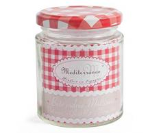 MediterrÃ¡neo Tarro Vidrio 350cc, 08x08x09 cm