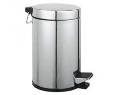 Maurer 5421190 - Papelera inoxidable, 3 l, 17 x 26 cm