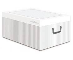 Compactor Anton - Caja de cartón de 50 x 40 x 25 cm, Color Blanco