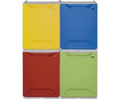 Cubo de Reciclaje Plástico Apilable (6 colores), Duett