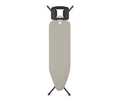 Brabantia - Funda protectora para mesa de planchar, Gris (Metallizzato), 124x38 cm, 1 unidad