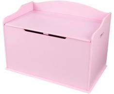 KidKraft Austin Baúl con Tapa para almacenaje de Juguetes de Madera, Muebles para Salas de Juego y Dormitorio de niños, Rosa , color/modelo surtido