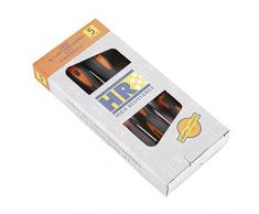 Alyco 170448 - Juego de 5 destornilladores HR High Resistance mango bimaterial en caja de carton