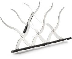 Alessi DUL06 - Soporte plegable de acero inoxidable para libros