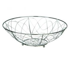 Premier Housewares - Frutero, diseño de líneas irregulares, cromado