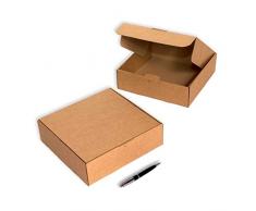 Pack 500 cajas para envíos 270x260x080mm. Caja automontable. Caja cartón Kraft. Montaje muy fácil y sencillo.Apta para envíos postales. Ultraresistentes. Ideal para tiendas online