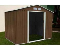 Caseta Cobertizo de Metal para Jardin Infinity Marron