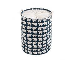 Dooxi Plegable Cesta para la Ropa Sucia Cesta de Almacenamiento Organizador Niños Juguetes Organizador Ropa Cestos para la Colada con Tapas