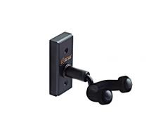 Ortega guitarras ouh-1 guitarra pared percha soporte de pared madera de color negro Base para hogar o el estudio, incluye tornillos y Anclajes