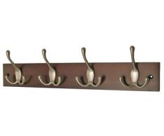 Headbourne - Perchero de Pared (Madera de Nogal, con 4 Ganchos)