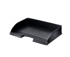 LEITZ Bandeja Portadocumentos Plus, Apaisada, A4 y Folio, Negro, 52180095, Estándar Apaisada