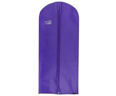 Hangerworld Funda Ropa 137cmTranspirable Morada Trajes Vestidos, 1 Unidad