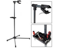 TecTake Soporte caballete de reparación para bicicletas bici ajustable