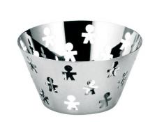 Alessi - Girotondo AKK05 - Frutero de DiseÃ±o con DecoraciÃ³n Perforada, Acero Inoxidable 18/10, Pulido