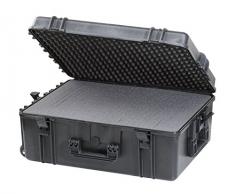 Max MAX620H250S IP67 resistente al agua nominal de tapas rígidas para fotografía equipo estanca resistente de transporte tirador plástico funda Transit/espuma de poliuretano de/caja de transporte para iMac caja de herramientas