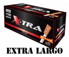 6 cajas de tubos X-Tra 400+100 (3000 tubos)