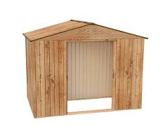 Caseta metálica Artemisa de Duramax, *Imitación madera de máxima calidad.