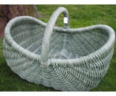 Cesta, Cesta para leña, periódicos, canasta de mimbre