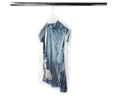 Hangerworld 30 Funda 76X50cm Polietileno Protector Ropa Antipolvo Transparente para Ropa Niños