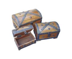 Madera spielerei 73614 – 0 – Baúl Pirata Mango, vetado Set