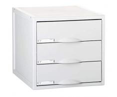 Archivo 2000 Archisystem - Módulo de 3 cajones, color gris