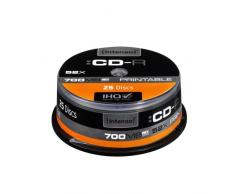 Intenso CD-R 700MB - CD-RW vírgenes (CD-R, Caja para pastel)