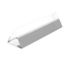 BELLE VOUS Prisma Cristal Triangular 15cm Refractor Óptico con Caja de Regalo Prisma de Cristal para Enseñar Física de Espectro de Luz, Cristal Prisma Luz, Prisma de Cristal y de Fotografía (1)