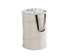 Wenko 62050100 Pop-Up - Cesto para la Colada (50 x 36 x 4 cm), Color Beige