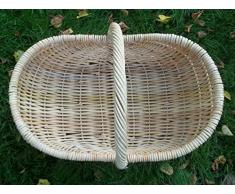 Chimenea Cesto, periódico de, madera, cosecha Cesta de ratán, color natural