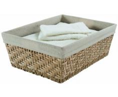 Rangement & Cie Fiesta Grand Cesta, Metal, Natural, L