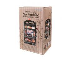 ootb Hucha Máquina tragamonedas, con luz y Sonido, Multicolor, Aprox. 37,5 x 20 cm