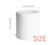 DIYthinker P Alfabeto Pera Fruta Linda Patrón Caja de Dinero de Las Cajas de ahorros de cerámica Adultos Moneda de la Caja para niños