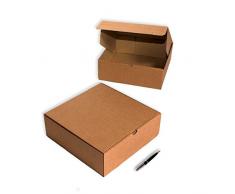Pack 500 cajas para envíos 335x335x110mm. Caja automontable. Caja cartón Kraft. Montaje muy fácil y sencillo.Apta para envíos postales. Ultraresistentes. Ideal para tiendas online