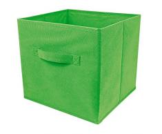 Top Home Solutions - Conjunto de 2 cajas de almacenamiento en forma de cubo, plegables, para habitaciones juveniles, dormitorios o despachos