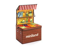 Miniland- Market Box: Baúl de almacenaje Convertible en supermercado (97099)