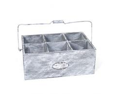 Gerimport Cesta botellero Kuche Madera 31 x 21 m