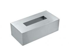 Wenko 16874100 - Caja de acero inoxidable satinado para pañuelos, 25 x 8 x 12 cm